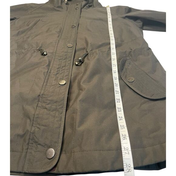 Giacca Olive Hooded Utility Parka Jacket XL Gorpcore Quiet Luxury Fall Layering - Picture 6 of 16